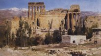 Baalbek Ruins Of Jupiter Cathedral And Cathedral Of Sun 1882