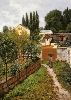 Giardino percorso a Louveciennes chemin de l etarch 1873