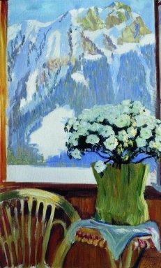 Blumen auf dem Balkon 1912