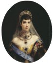 Portret van Maria Fjodorovna Dagmar van Denemarken