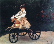 Jean Monet On A Mechanical Horse