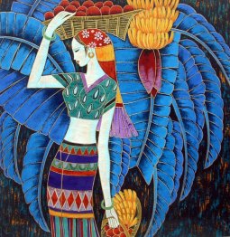 Mooie Dame - Chinees schilderij Mooie Dame - Chinees schilderij