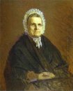 Stående av Theodora Saltykova målare S svärmor 1875