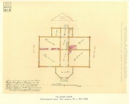 Architectural project of private house. Plan.