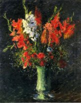 Vaso di gladioli