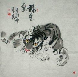 Tiger - la pintura china