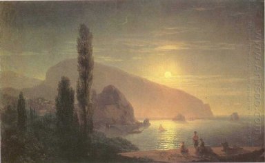 Night At Crimée Vue Sur Ayu Dag 1859