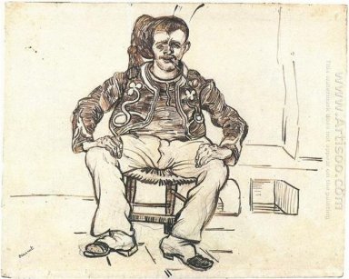 Zouave Sitting Seluruh Gambar 1888