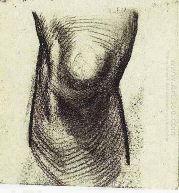 Croquis d\'un genou 1886