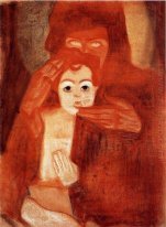 madre y niño madonna 1908