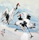 Crane - Pittura cinese