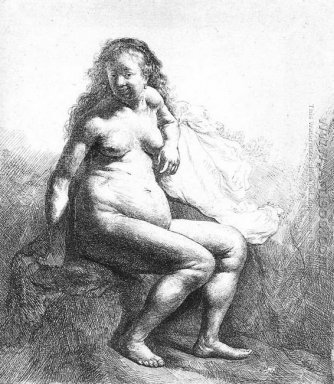 Duduk Perempuan Nude 1631