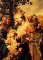 Holy Family With Elizabeth And Child John The Baptist 1615