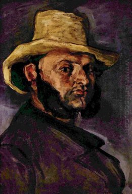 Uomo con un cappello di paglia 1871