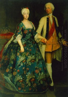 Prinses Sophie Dorothea Marie met haar \' \'man, Frederick Zul