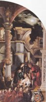 Oberried Altarpiece Right Interior Wing The Birth Of Christ 1522