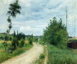 the auvers road pontoise 1879