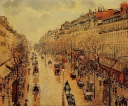 boulevard montmartre afternoon in the rain 1897