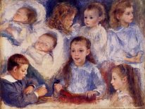 Studies Of The Children Of Paul Berard 1881