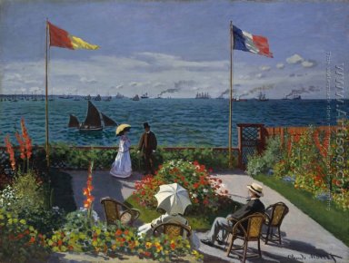 Terrasse au bord de la mer , à Sainte-Adresse