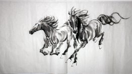 Horse - Peinture chinoise