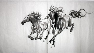 Horse - Pittura cinese