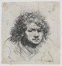 Autorretrato que se inclina adelante Busto 1628