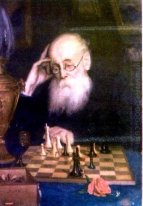 Portrait of chess player A. D. Petrova