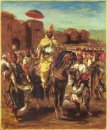 Portret van de Sultan van Marokko 1862