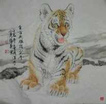 Tiger - Lukisan Cina