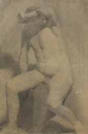 Nude Man Seated