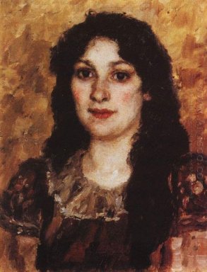 Retrato de E A Surikova 1