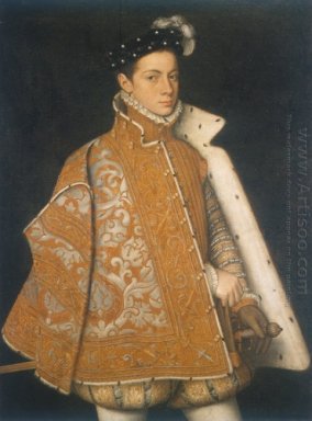 Un portrait d\'une jeune Alessandro Farnese