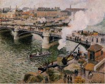 the pont boieldieu rouen damp weather 1896