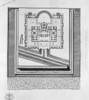 De Romeinse Oudheden T 1 Plaat Xlii Plan Van De Baden van Hi