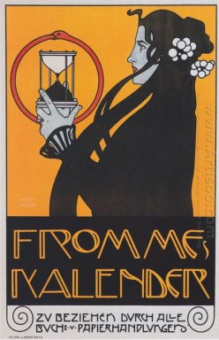 Cartel para Fromme S Calendario 1899