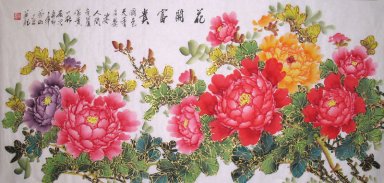 Peony - Lukisan Cina