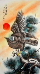 Eagle-Semi-manual- - Chinese Painting