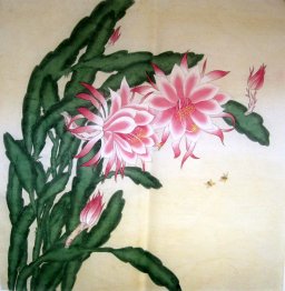 Fleurs - peinture chinoise