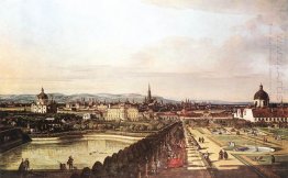 The Belvedere From Gesehen Vienna 1759