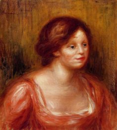 Bust Of A Woman In A Red Blouse