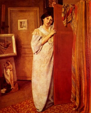 Porträt von der Werkstatt mit Abbildung My Wife 1902