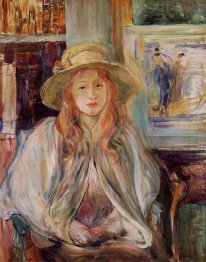 Julie Manet With A Straw Hat 1892