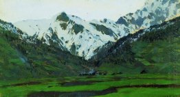 In Alps At Spring 1897