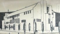 Le dessin de Mackintosh de la 'House for an art lover'