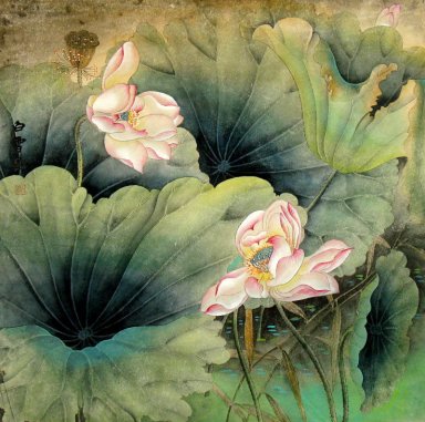 Lotus - peinture chinoise