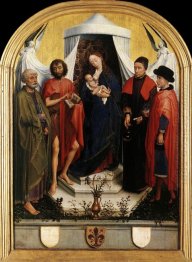 Virgin With The Child And Four Saints