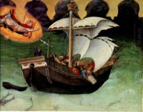 Quaratesi Altarpiece, St.Nicholas saves a storm tossed ship