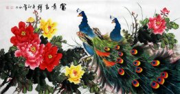 Peacock(Four Feet) - Chinese Painting