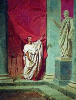 Der Eid des Brutus vor der Statue